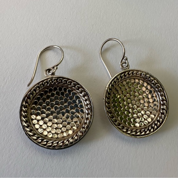 Anna Beck Concave Medallion Earrings - Picture 2 of 5